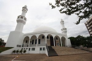 Vista panorâmica da mesquita