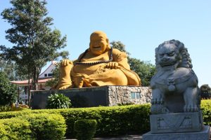 Escultura do Buda com sete metros de altura