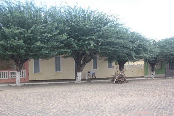 Fachada da primeira casa construída em Jeremoabo